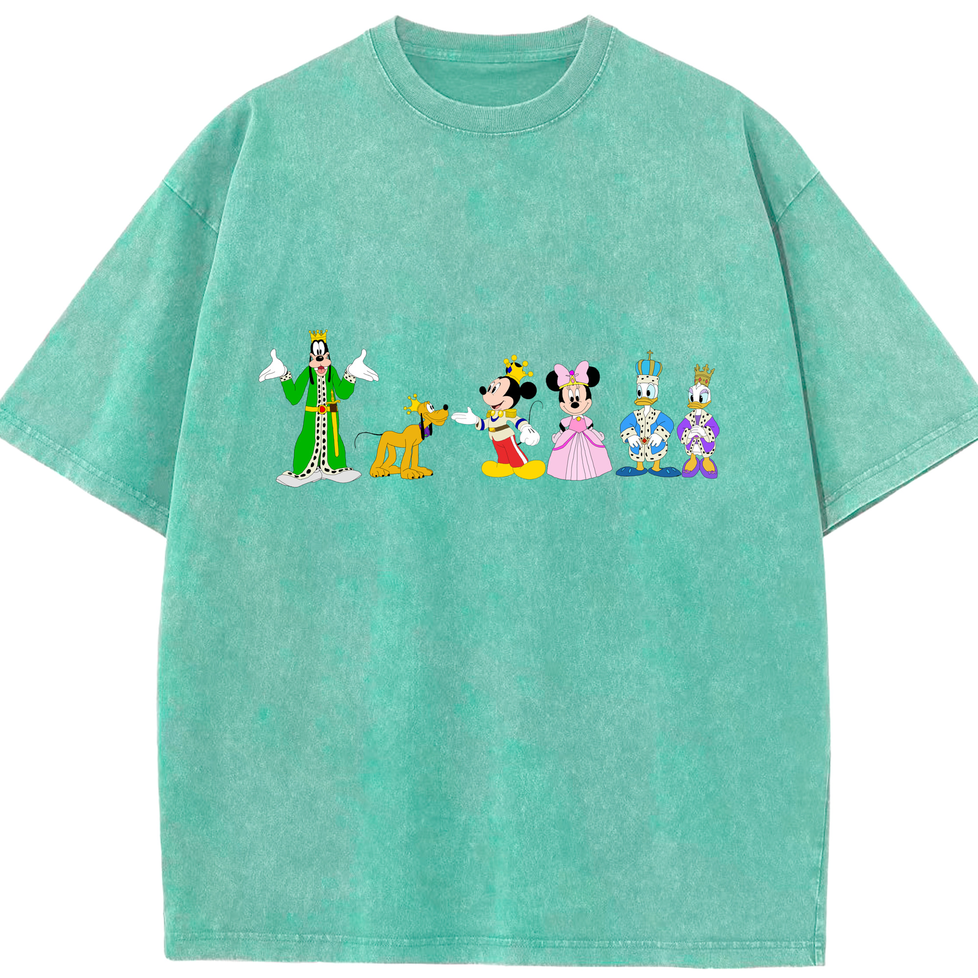 （画像用） ミッキーマウス Mickey Mouse 綿100% ヴィンテージ風 半袖Tシャツ（フロントプリント）